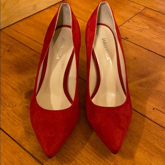 Jaro Vega Shoes - Jaro Vega Red suede high heels 👠